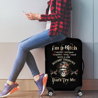 Girl Skull Luggage Cover I'm A Bitch Don't Try Me - Wonder Print Shop