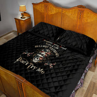Girl Skull Quilt Bed Set I'm A Bitch Don't Try Me - Wonder Print Shop