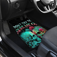 Twin Skull Car Mats Don't Try To Figure Me Out I'm A Special - Wonder Print Shop