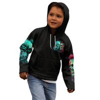 Twin Skull Kid Hoodie Don't Try To Figure Me Out I'm A Special - Wonder Print Shop