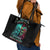Twin Skull Leather Tote Bag Don't Try To Figure Me Out I'm A Special - Wonder Print Shop