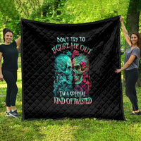Twin Skull Quilt Don't Try To Figure Me Out I'm A Special - Wonder Print Shop