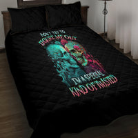 Twin Skull Quilt Bed Set Don't Try To Figure Me Out I'm A Special - Wonder Print Shop