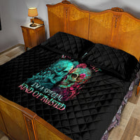 Twin Skull Quilt Bed Set Don't Try To Figure Me Out I'm A Special - Wonder Print Shop