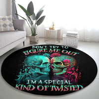 twin-skull-round-carpet-dont-try-to-figure-me-out-im-a-special