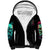 Satan Skull Sherpa Hoodie I Never Alone My Demon With Me 24/7 - Wonder Print Shop