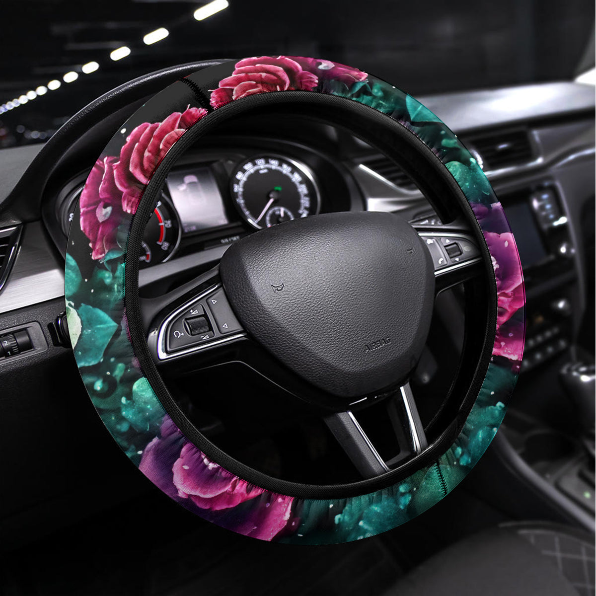 Twin Skull Steering Wheel Cover Don't Try To Figure Me Out I'm A Special - Wonder Print Shop