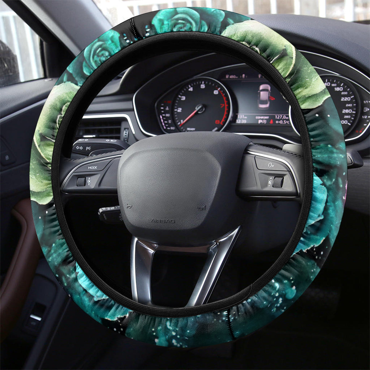 Twin Skull Steering Wheel Cover Don't Try To Figure Me Out I'm A Special - Wonder Print Shop