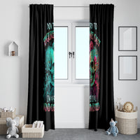 Twin Skull Window Curtain Don't Try To Figure Me Out I'm A Special - Wonder Print Shop