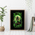 Zombie Skull Canvas Wall Art I Never Alone My Demon With Me 24/7 - Wonder Print Shop