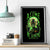 Zombie Skull Canvas Wall Art I Never Alone My Demon With Me 24/7 - Wonder Print Shop