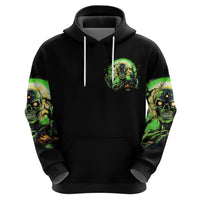 Zombie Skull Hoodie I Never Alone My Demon With Me 24/7 - Wonder Print Shop