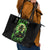 Zombie Skull Leather Tote Bag I Never Alone My Demon With Me 24/7 - Wonder Print Shop