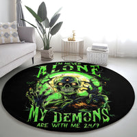 zombie-skull-round-carpet-i-never-alone-my-demon-with-me-247