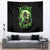 Zombie Skull Tapestry I Never Alone My Demon With Me 24/7 - Wonder Print Shop