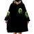 Skull Pumpkin Wearable Blanket Hoodie I Have Three Side Quite Funny And Side You Never Want - Wonder Print Shop