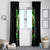 Zombie Skull Window Curtain I Never Alone My Demon With Me 24/7 - Wonder Print Shop