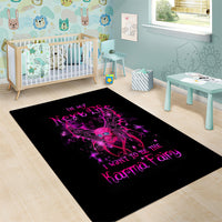 Fairy Skull Area Rug My Next Life I Want To Be Karma Fairy - Wonder Print Shop