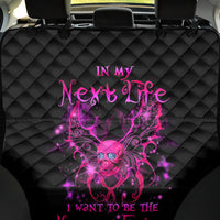 Fairy Skull Back Car Seat Cover My Next Life I Want To Be Karma Fairy - Wonder Print Shop
