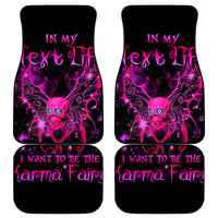 Fairy Skull Car Mats My Next Life I Want To Be Karma Fairy - Wonder Print Shop
