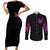 Fairy Skull Couples Matching Short Sleeve Bodycon Dress and Long Sleeve Button Shirts My Next Life I Want To Be Karma Fairy - Wonder Print Shop