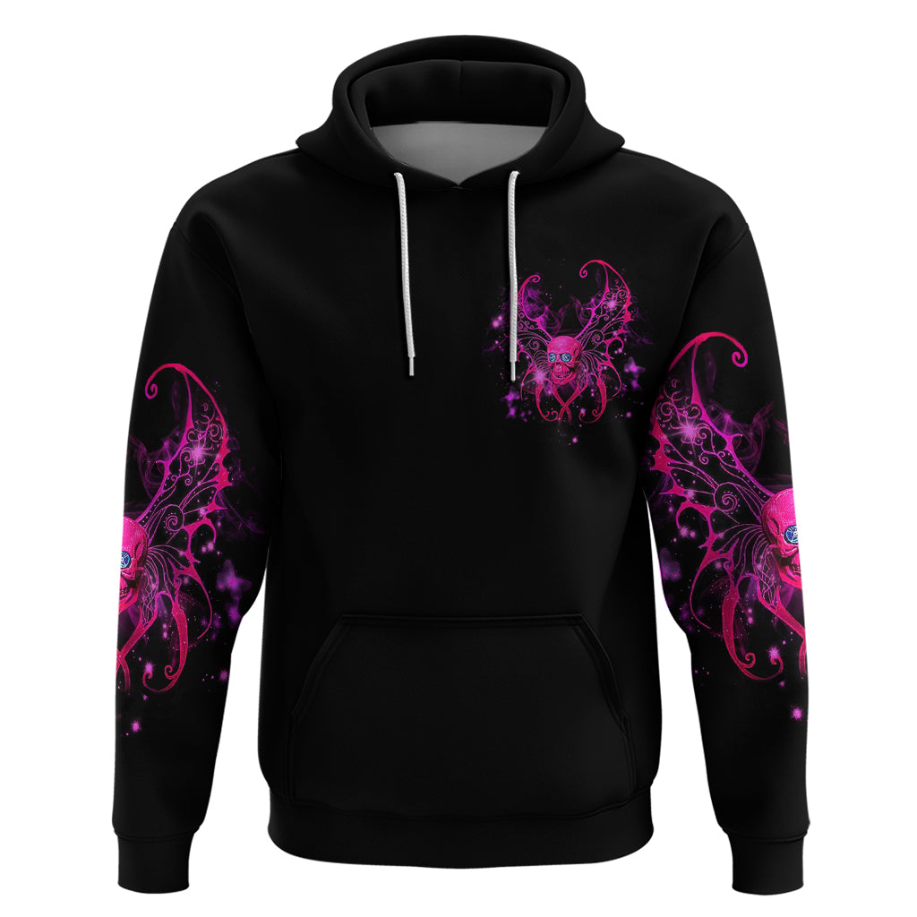 Fairy Skull Hoodie My Next Life I Want To Be Karma Fairy - Wonder Print Shop