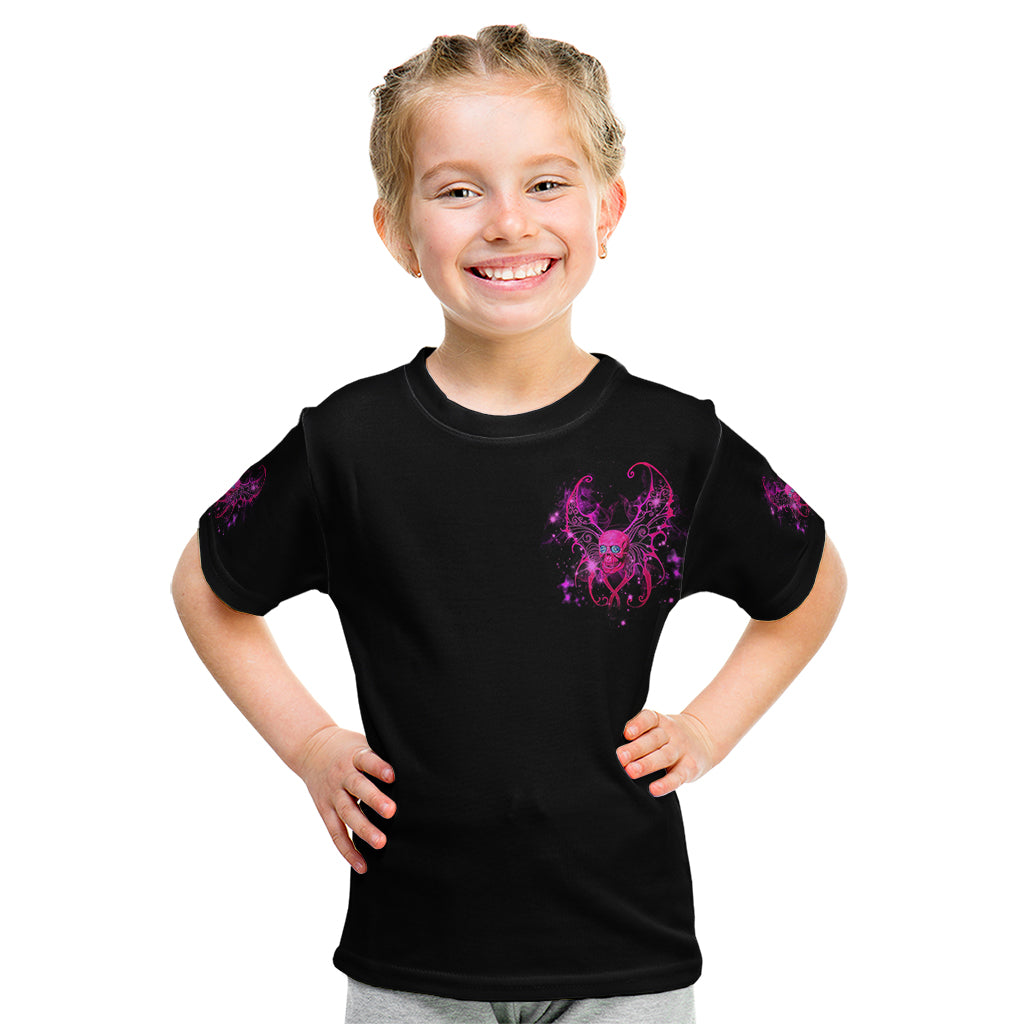 Fairy Skull Kid T Shirt My Next Life I Want To Be Karma Fairy - Wonder Print Shop