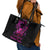 Fairy Skull Leather Tote Bag My Next Life I Want To Be Karma Fairy - Wonder Print Shop
