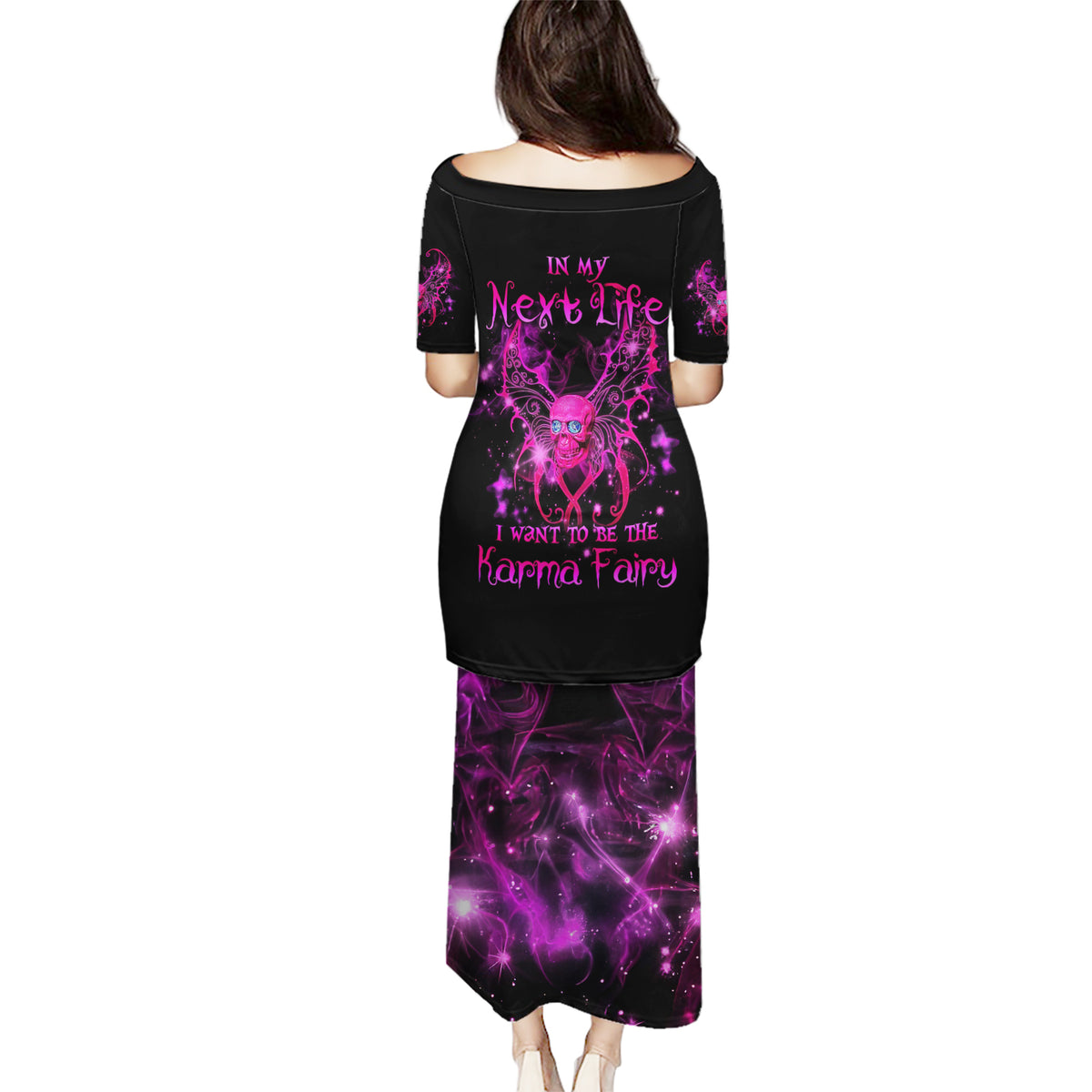 Skull Reaper Puletasi I Can't Go To Hell Devil Restrainning Order Against Me - Wonder Print Shop