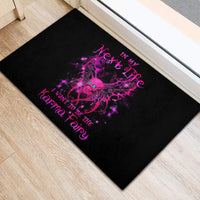 Fairy Skull Rubber Doormat My Next Life I Want To Be Karma Fairy - Wonder Print Shop