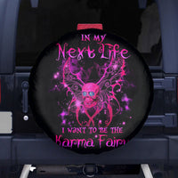 Fairy Skull Spare Tire Cover My Next Life I Want To Be Karma Fairy - Wonder Print Shop