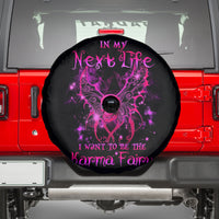Fairy Skull Spare Tire Cover My Next Life I Want To Be Karma Fairy - Wonder Print Shop