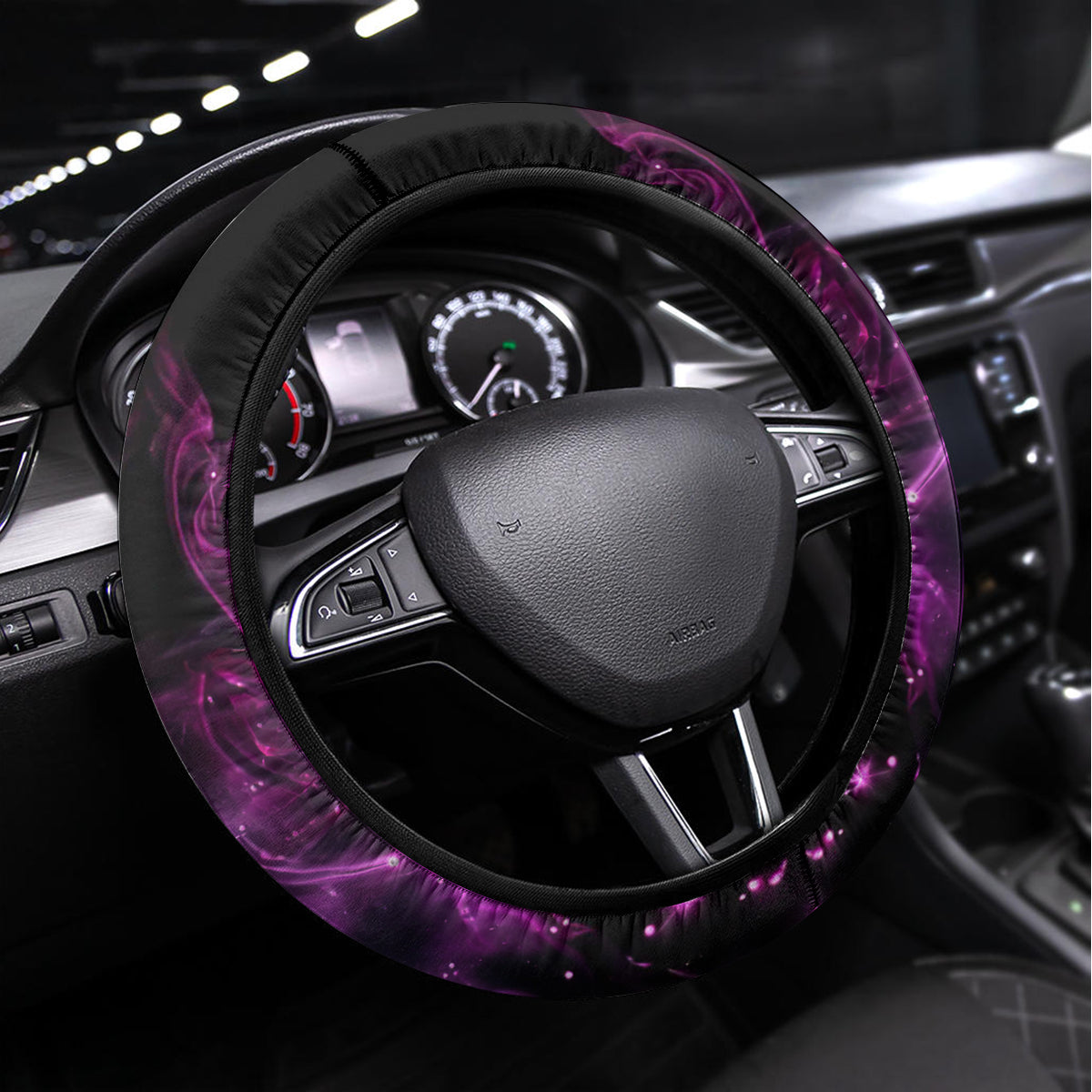 Fairy Skull Steering Wheel Cover My Next Life I Want To Be Karma Fairy - Wonder Print Shop