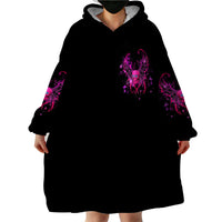 Skull Reaper Wearable Blanket Hoodie I Can't Go To Hell Devil Restrainning Order Against Me - Wonder Print Shop