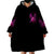Skull Reaper Wearable Blanket Hoodie I Can't Go To Hell Devil Restrainning Order Against Me - Wonder Print Shop