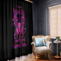 Fairy Skull Window Curtain My Next Life I Want To Be Karma Fairy - Wonder Print Shop