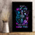 Dia De Los Muertos Skull Canvas Wall Art My Next Life I Want To Be Karma Fairy - Wonder Print Shop