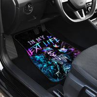 Dia De Los Muertos Skull Car Mats My Next Life I Want To Be Karma Fairy - Wonder Print Shop