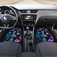 Dia De Los Muertos Skull Car Mats My Next Life I Want To Be Karma Fairy - Wonder Print Shop