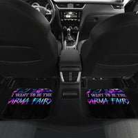 Dia De Los Muertos Skull Car Mats My Next Life I Want To Be Karma Fairy - Wonder Print Shop