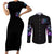 Dia De Los Muertos Skull Couples Matching Short Sleeve Bodycon Dress and Long Sleeve Button Shirts My Next Life I Want To Be Karma Fairy - Wonder Print Shop