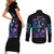 Dia De Los Muertos Skull Couples Matching Short Sleeve Bodycon Dress and Long Sleeve Button Shirts My Next Life I Want To Be Karma Fairy - Wonder Print Shop