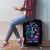 Dia De Los Muertos Skull Luggage Cover My Next Life I Want To Be Karma Fairy - Wonder Print Shop