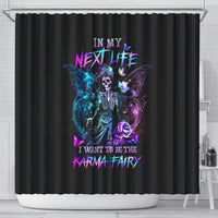 dia-de-los-muertos-skull-shower-curtain-my-next-life-i-want-to-be-karma-fairy
