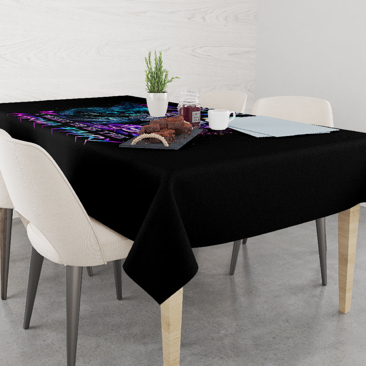 Dia De Los Muertos Skull Tablecloth My Next Life I Want To Be Karma Fairy - Wonder Print Shop