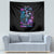 Dia De Los Muertos Skull Tapestry My Next Life I Want To Be Karma Fairy - Wonder Print Shop
