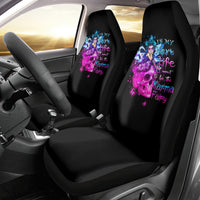 Tiny Fairy Skull Car Seat Cover My Next Life I Want To Be Karma Fairy - Wonder Print Shop