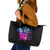 Tiny Fairy Skull Leather Tote Bag My Next Life I Want To Be Karma Fairy - Wonder Print Shop