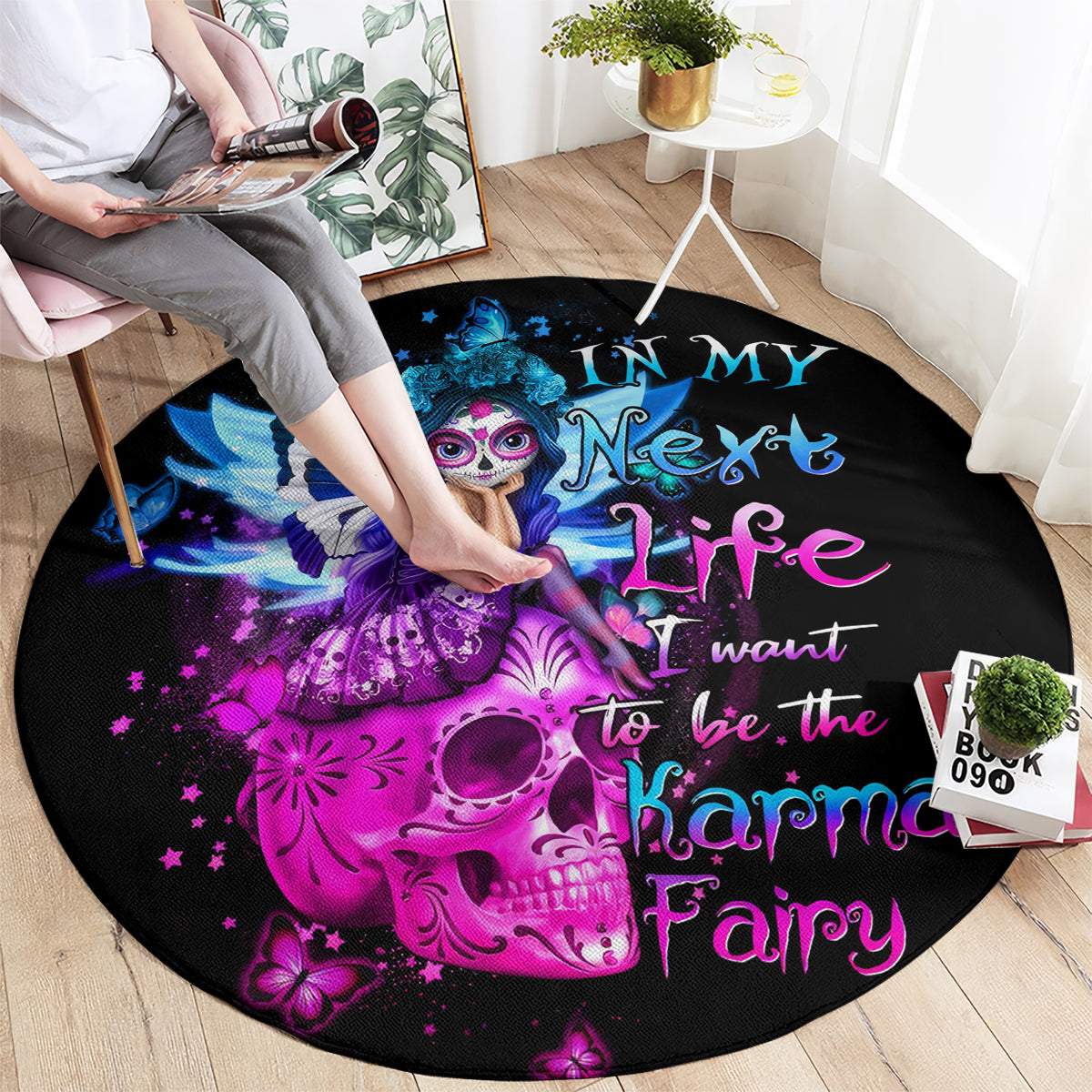 tiny-fairy-skull-round-carpet-my-next-life-i-want-to-be-karma-fairy