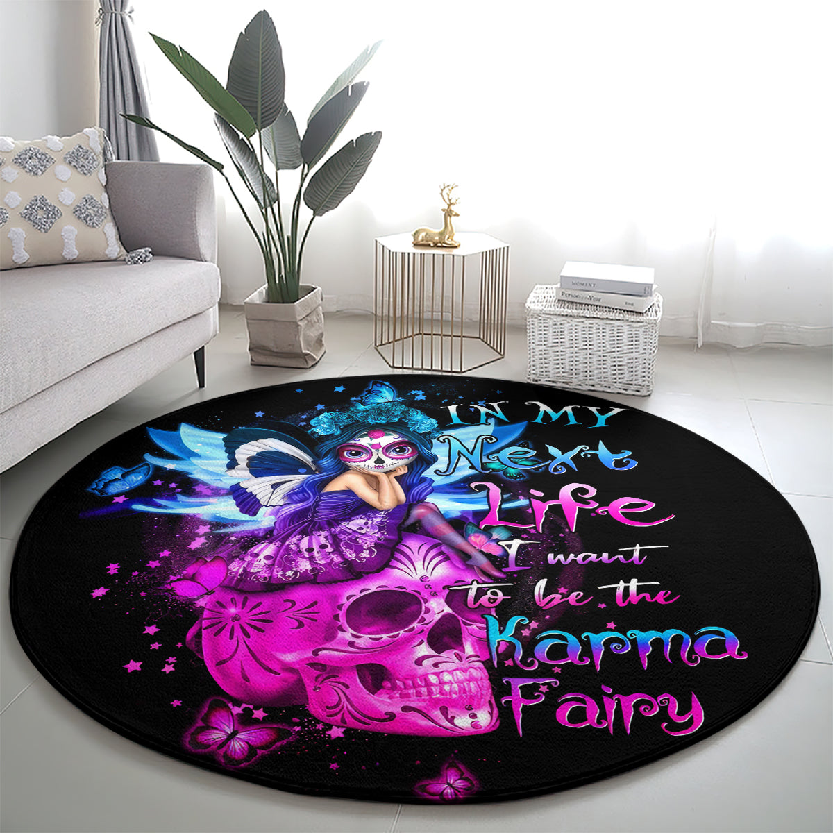tiny-fairy-skull-round-carpet-my-next-life-i-want-to-be-karma-fairy